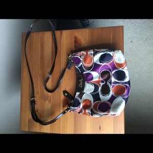 Coach Ashley Scarf print crossbody bag